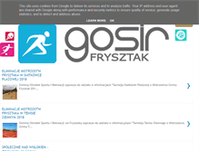 Tablet Screenshot of gosir.frysztak.pl